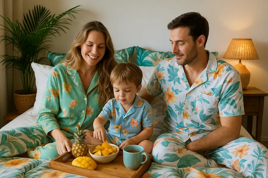 tropical luxury bedding